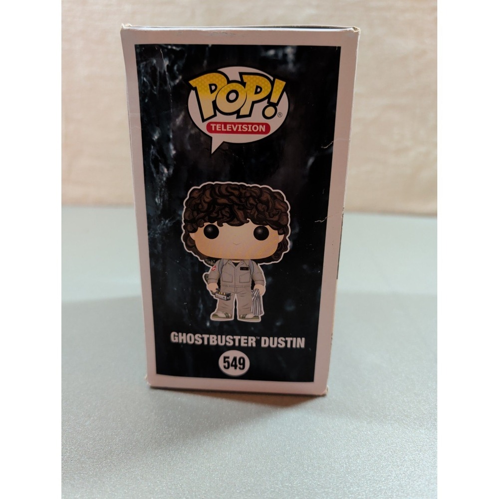 Funko Pop Stranger Things Ghostbuster Dustin 549 Vinyl Figure Netflix Original - Picture 3 of 7